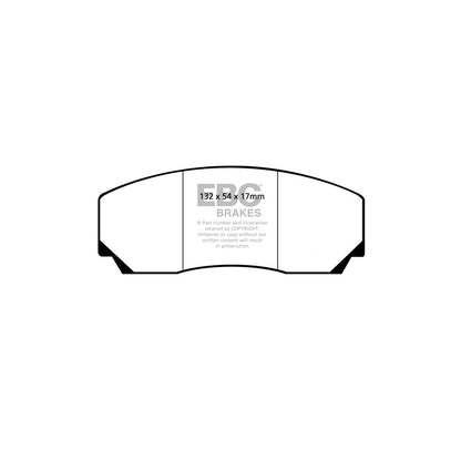 EBC DP3002C Aston Martin Lotus Noble TVR Redstuff Front Brake Pads - Girling/TRW/AP Caliper 2 | ML Performance UK Car Parts