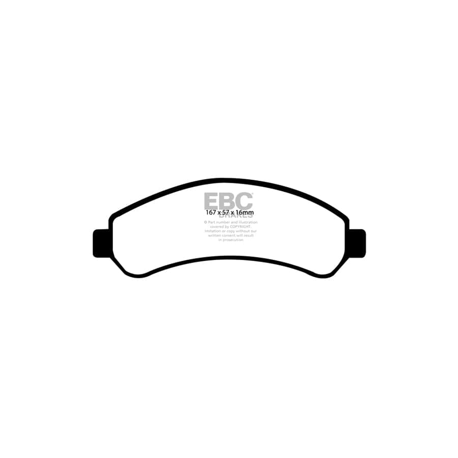 EBC PDKF342 Chevrolet Blazer Ultimax Front Brake Pad & Plain Disc Kit 2 | ML Performance UK Car Parts