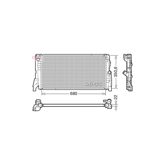 Denso DRM05118 Drm05118 Engine Radiator For Mini Hatchback (F55) | ML Performance UK