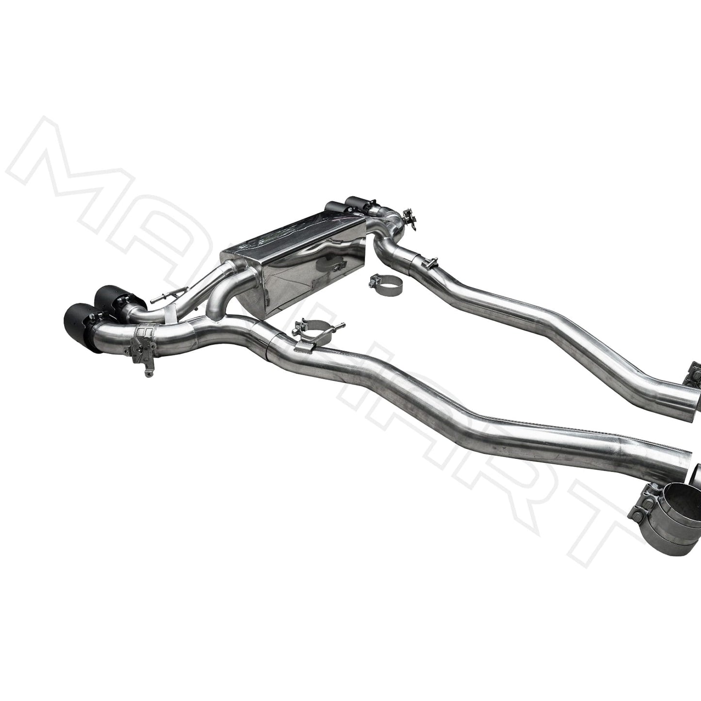 MANHART MH5F9011104_M8 SLIP-ON SPORT EXHAUST FOR BMW F9X M8 (COMPETITION) WITH VALVE CONTROL