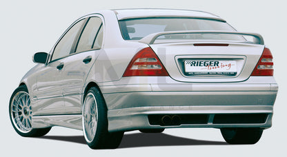 Rieger 00025107 Mercedes-Benz W203 C-Class Rear Diffuser 2 | ML Performance UK Car Parts