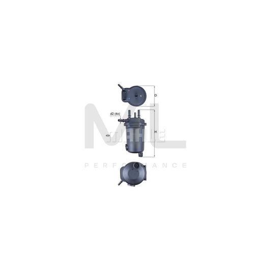 MAHLE ORIGINAL KL 632D Fuel filter In-Line Filter | ML Performance Car Parts