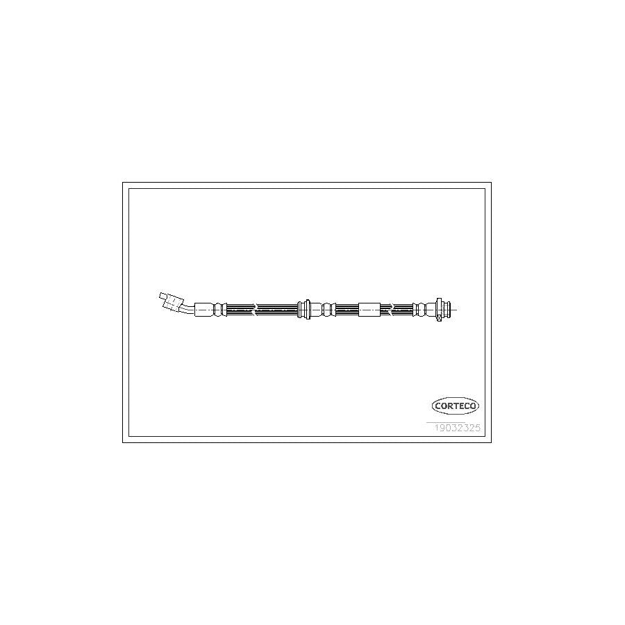 Corteco 19032325 Brake Hose For Nissan Almera Tino (V10) | ML Performance UK