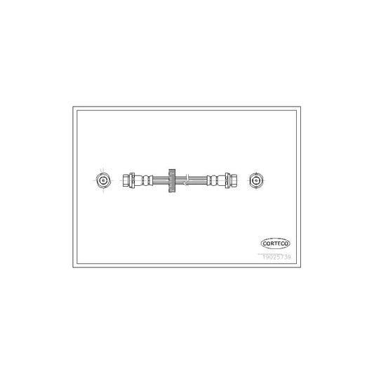 Corteco 19025739 Brake Hose For Ford Focus | ML Performance UK