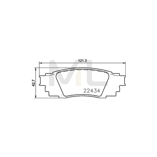 Brembo P 83 160 Brake Pad Set Excl. Wear Warning Contact | ML Performance Car Parts