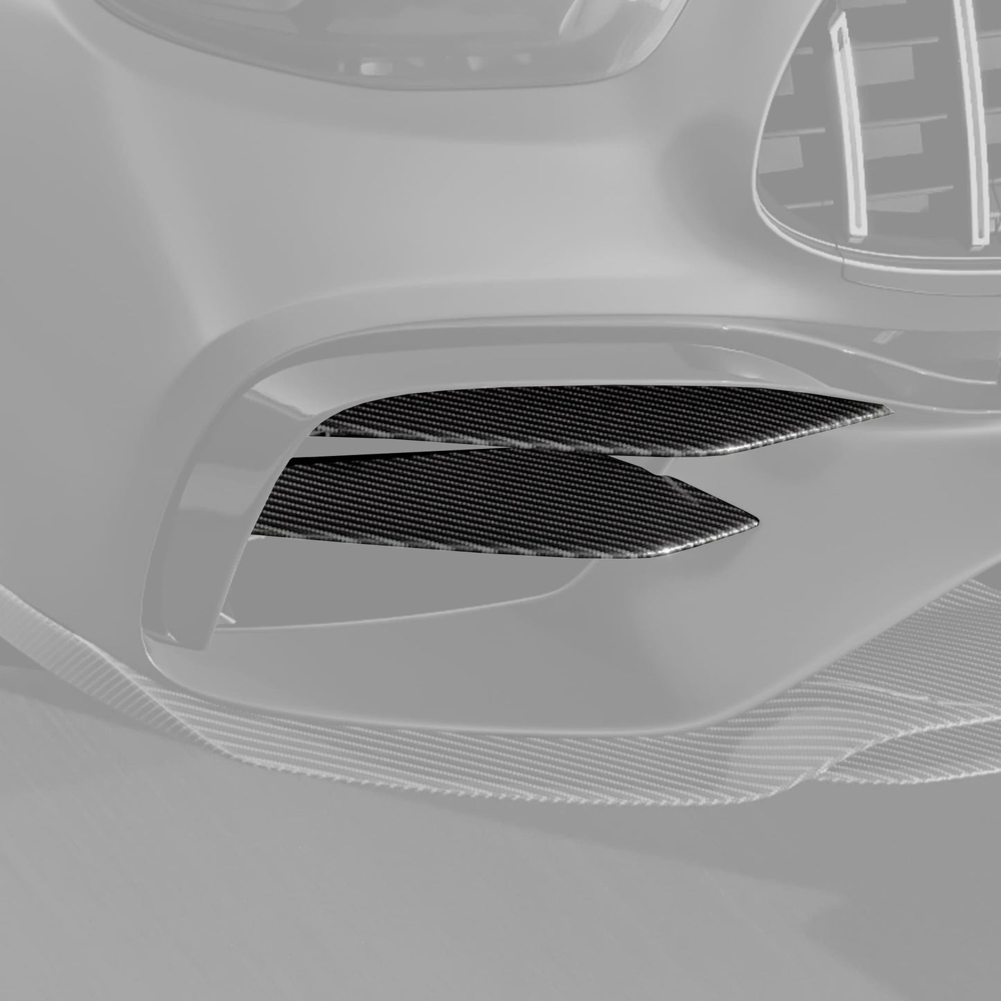 MANHART CARBON FRONT BUMPER INSERTS FOR MERCEDES-AMG E 63 (S)