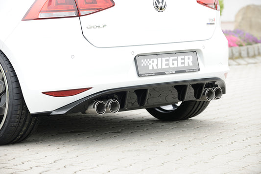 Rieger 00088029 VW Mk7 Golf Rear Diffuser (Inc. GTI, GTI Clubsport) 1 |ML Performance UK Car Parts