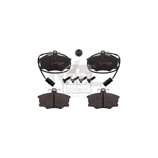 Febi Bilstein 116009 Brake Pad Set For Alfa Romeo 164 (164) Front Axle, Incl. Wear Warning Contact, With Bolts/Screws | ML Performance Car Parts