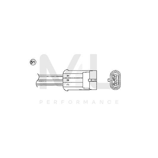 NTK Lambda Sensor / O2 Sensor (NGK 1921) - OTA5F-3C1 | ML Car Parts UK | ML Performance