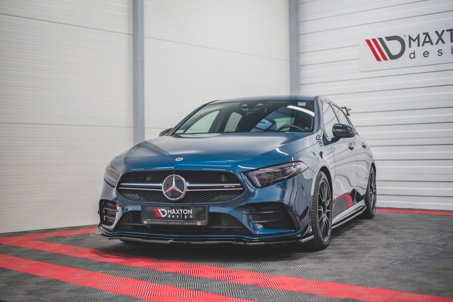 Maxton Design Mercedes Benz A35 AMG / AMG-Line W177 Front Splitter V.1
