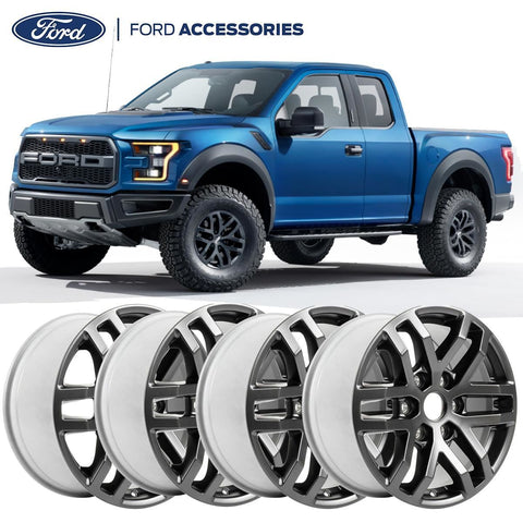GENUINE FORD 2127663 x4 SET OF 4 RANGER RAPTOR 17" ALLOY WHEELS 6X2 SPOKE 2019- | ML Performance UK