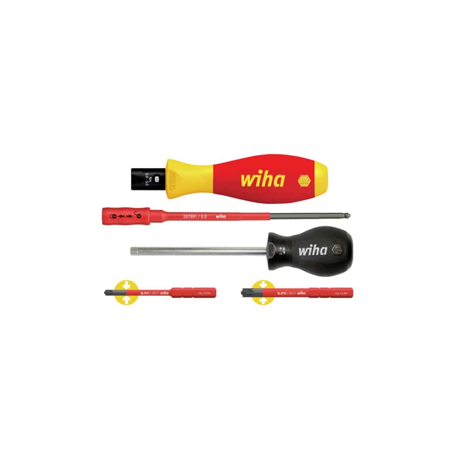 Wiha WHA38074 TorqueVario®-S electric Screwdriver Set, 5 Piece | ML Performance UK