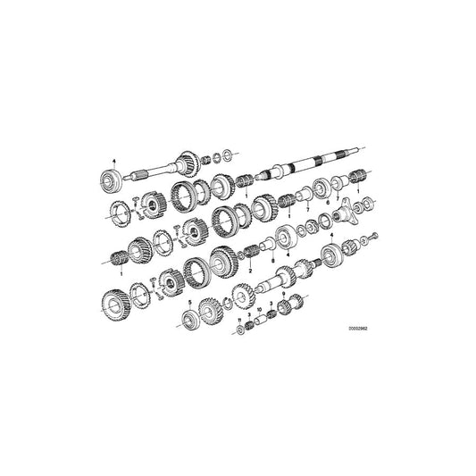 Genuine BMW 23211205207 E24 E30 E12 Double Wheel Z=16 (Inc. M3, 735i & 525) | ML Performance UK Car Parts