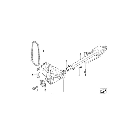 Genuine BMW 11417790064 E46 E65 E61 Profile-Gasket (Inc. 330d, 330Cd & 535d) | ML Performance UK Car Parts