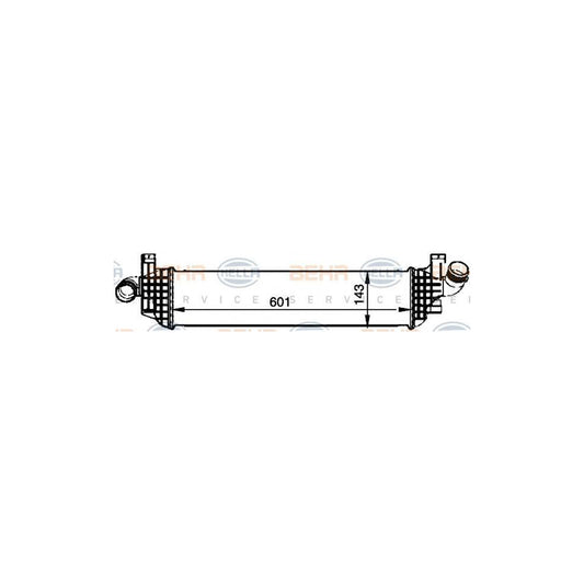 Hella 8ML 376 765-051 Intercooler