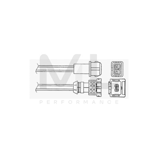 NTK Lambda Sensor / O2 Sensor (NGK 1755) - OTA4N-5A1 | ML Car Parts UK | ML Performance