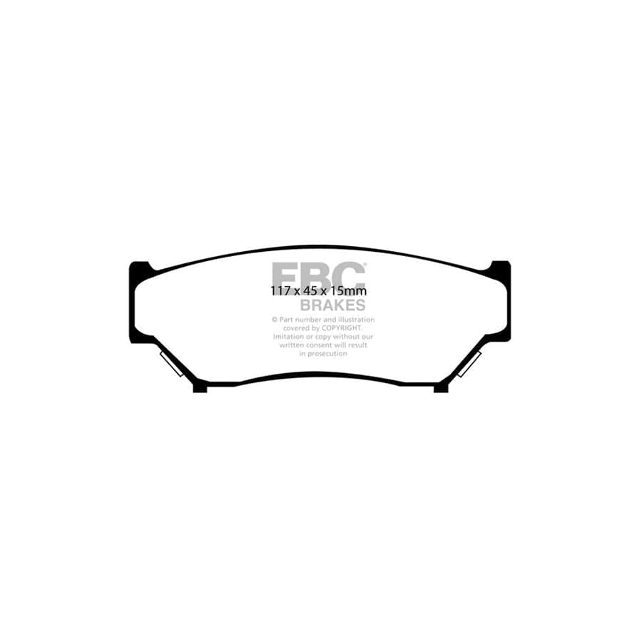 EBC PDKF1861 Suzuki Grand Vitara Ultimax Front Brake Pad & Plain Disc Kit 2 | ML Performance UK Car Parts