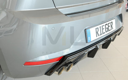 Rieger 00088168 SEAT KJ Rear Diffuser (Ibiza FR & Ibiza) 3 | ML Performance UK Car Parts