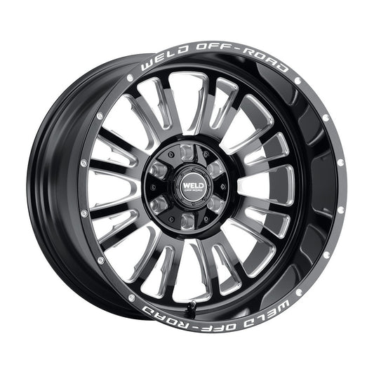 Weld W15809098575-P2 Slingblade W158 Wheel 20x9 6x139.7 ET20 BS5.75 Gloss Black MIL