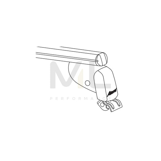 ATERA SIGNO 045126 Roof bars for open roof rails, 100, 110 cm, 100 kg, Aluminium | ML Performance Car Parts