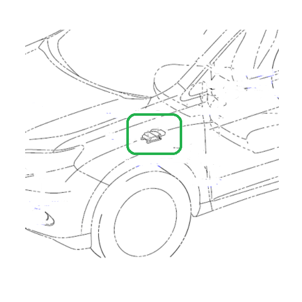 Genuine Lexus 89170-48320 RX Phase 3 Airbag Sensor