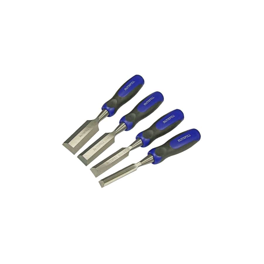 Faithfull FAIWCBUTTS4 Bevel Edge Butt Chisel Set, 4 Piece | ML Performance UK