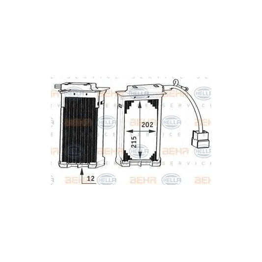 Hella 8FH 351 311-251 Heater Matrix