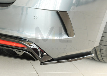 Rieger 00088257 Skoda NX Octavia RS Rear Side Splitter 2 | ML Performance UK Car Parts
