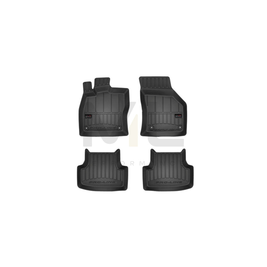 FROGUM Tailored 3D407060 Floor mat set for SEAT LEON Elastomer, Front and Rear, Quantity: 4, Black | ML Performance Car Parts