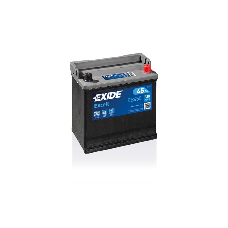 Exide EB450 Excell Car Battery 45AH 330A 048SE | ML Performance UK Car Parts
