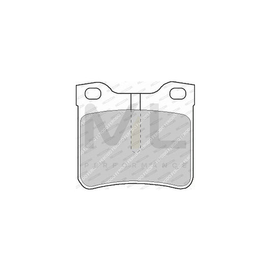 Ferodo Premier Fdb4198 Brake Pad Set For Honda Accord With Acoustic Wear Warning, Without Accessories | ML Performance Car Parts