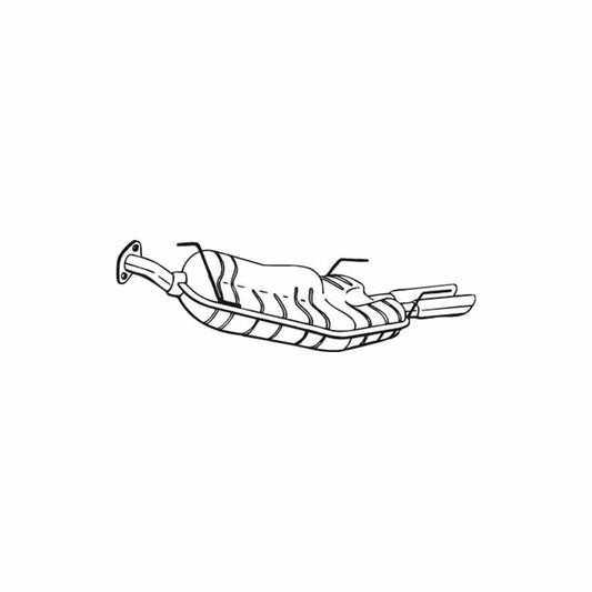 Bosal 185-407 Rear Silencer