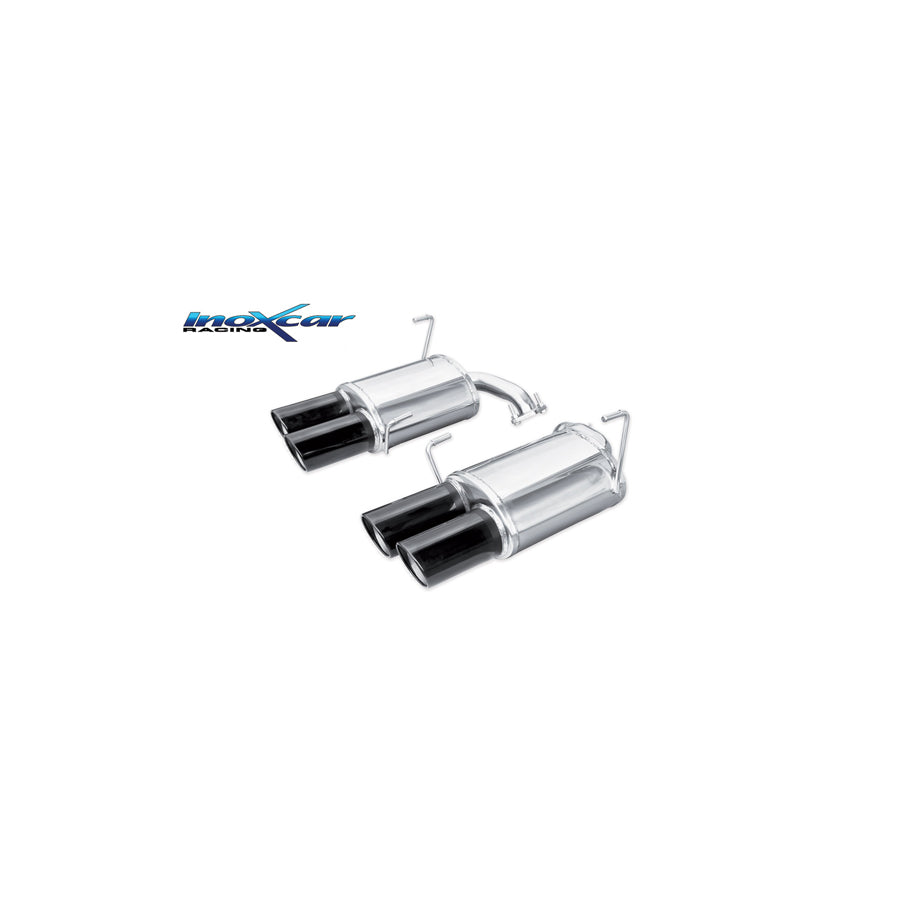 InoXcar SUIM.28.90CBLACK Subaru Impreza Rear Silencer | ML Performance UK Car Parts
