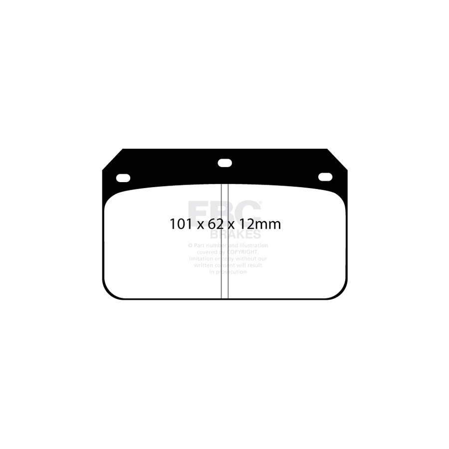EBC DP8001RPX Tarox Wilwood Front RP-X Brake Pads 2 | ML Performance UK Car Parts