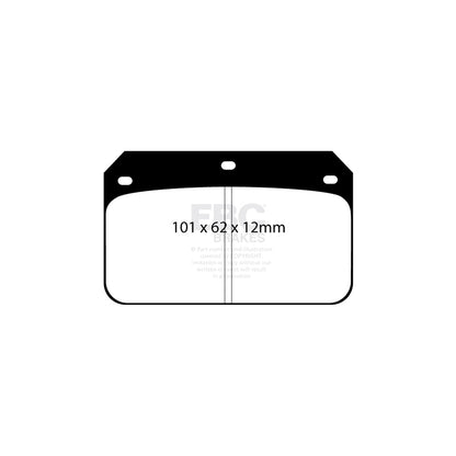 EBC DP8001RPX Tarox Wilwood Front RP-X Brake Pads 2 | ML Performance UK Car Parts