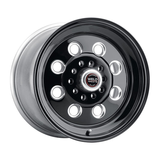 Weld 90B-58348 0 Wheel 15x8 5x4.5 ET0 BS4.5 Black Center - Black Shell
