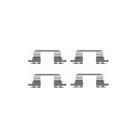 Hella 8DZ 355 203-821 Accessory Kit, Disc Brake Pads