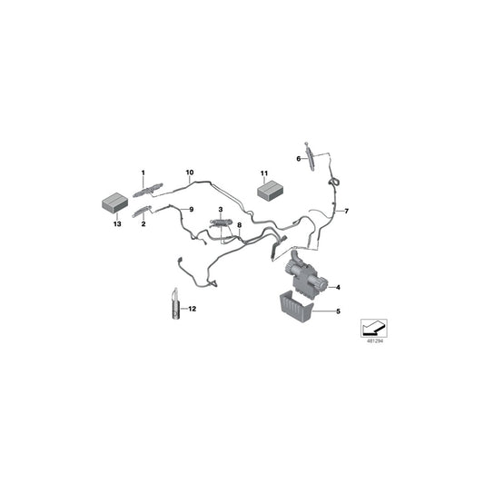 Genuine BMW 54377183328 E93 Hydraulic Hose Right (Inc. 318i, 320d & 330i) | ML Performance UK