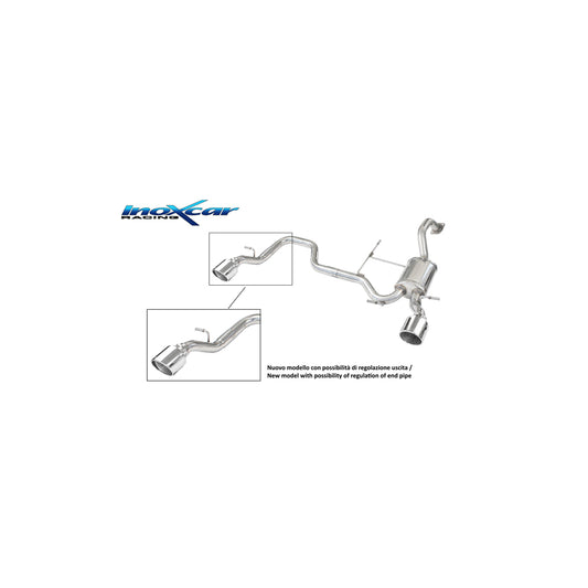 InoXcar SUSW.06.XR10 Suzuki Swift Rear Silencer | ML Performance UK Car Parts