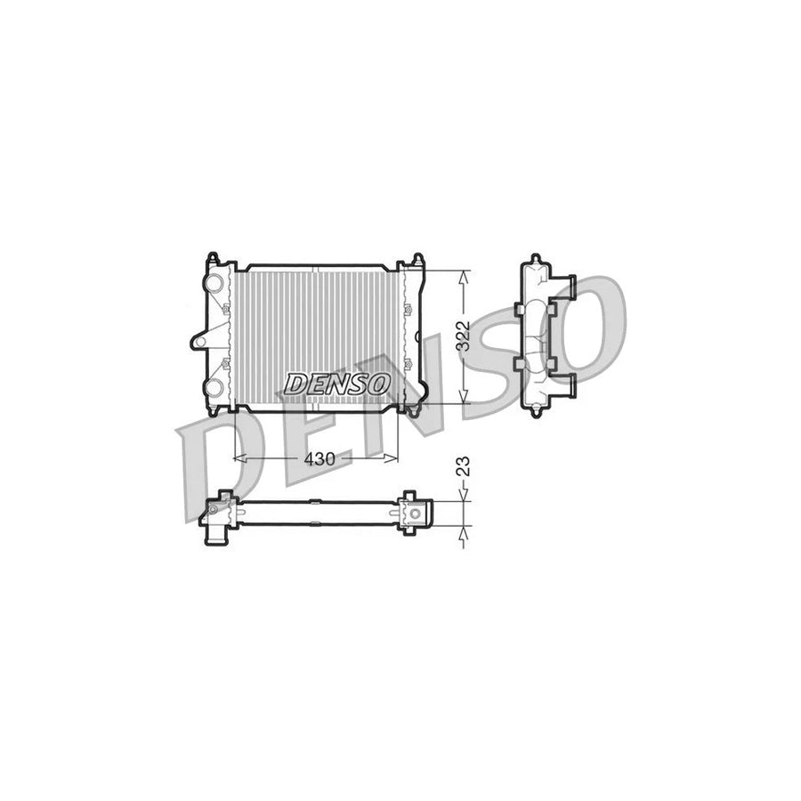 Denso DRM32033 Drm32033 Engine Radiator For Vw Polo | ML Performance UK