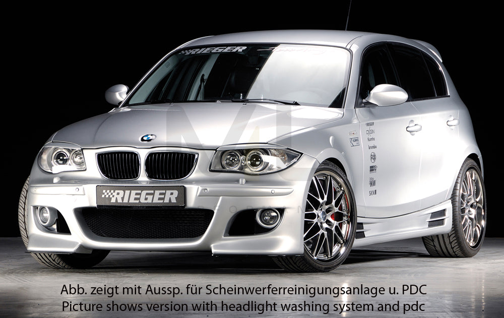 Rieger 00035014 BMW 1 Series E87 Front Bumper 2 | ML Performance UK Car Parts