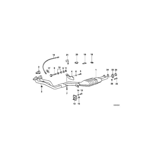 Genuine BMW 11781714780 E28 E34 Holder (Inc. 528e, 520i & 525i) | ML Performance UK Car Parts
