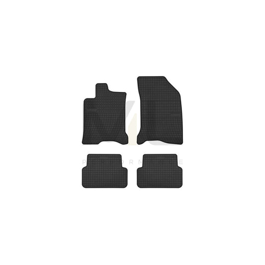 FROGUM Tailored 0756 Floor mat set for RENAULT LAGUNA Elastomer, Front and Rear, Quantity: 4, Black | ML Performance Car Parts