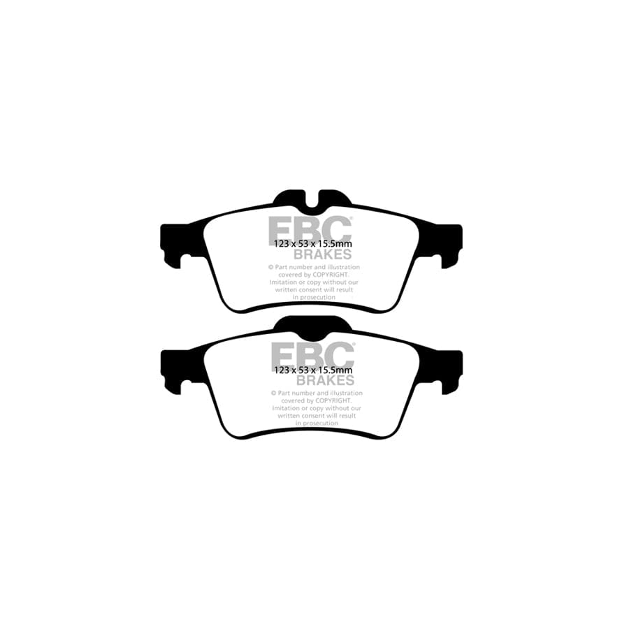 EBC PDKR312 Ford Ultimax Rear Brake Pad & Plain Disc Kit - ATE Caliper 2 | ML Performance UK Car Parts