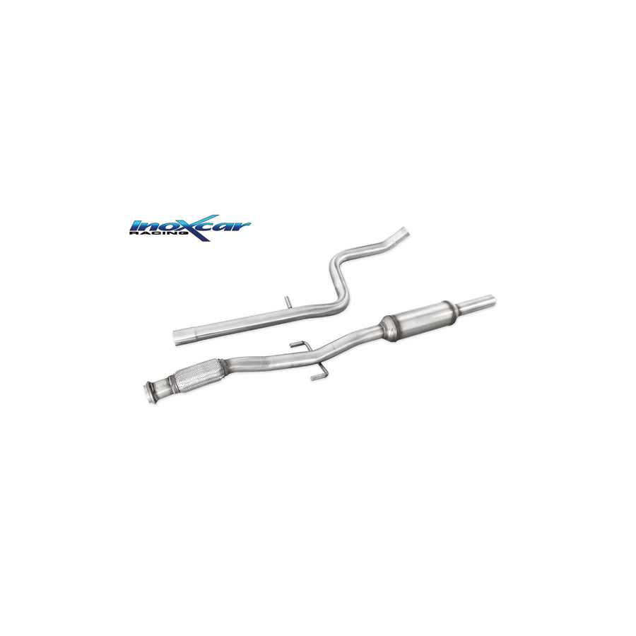 InoXcar TC208S.01 Peugeot 208 Central Pipe with Silencer | ML Performance UK Car Parts