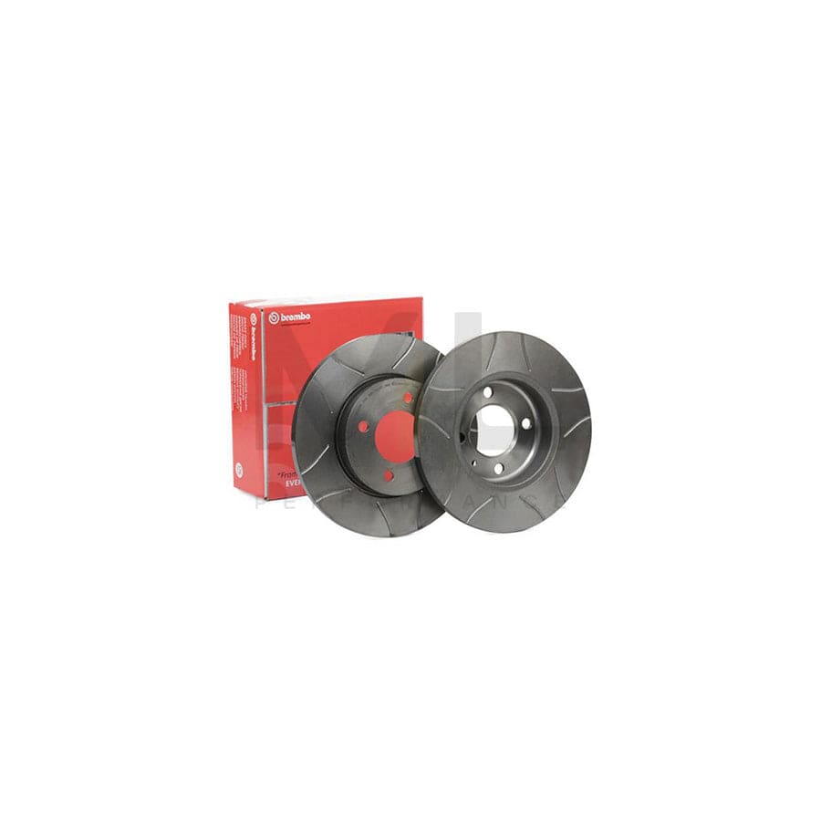 BREMBO MAX LINE 08.5149.75 Brake Disc Slotted, Solid, Coated, with bolts/screws | ML Performance Car Parts