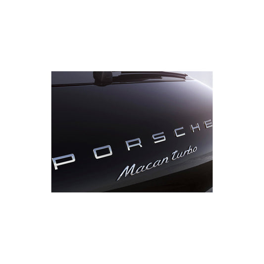 Genuine Porsche Porsche - Chrome Rear Badge For Porsche 95B Macan / Macan Ii | ML Performance UK Car Parts