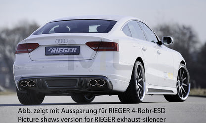 Rieger 00099882 Audi B8 B81 A5 Rear Diffuser 2 | ML Performance UK Car Parts