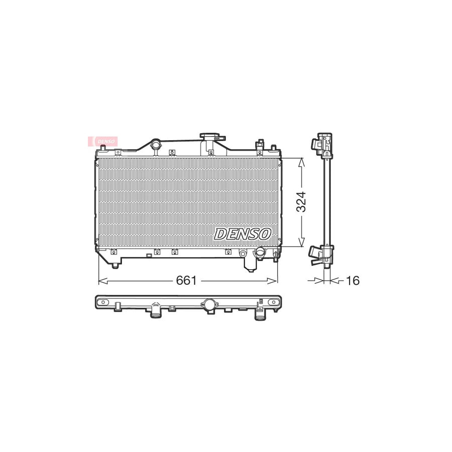 Denso DRM50031 Drm50031 Engine Radiator For Toyota Avensis | ML Performance UK