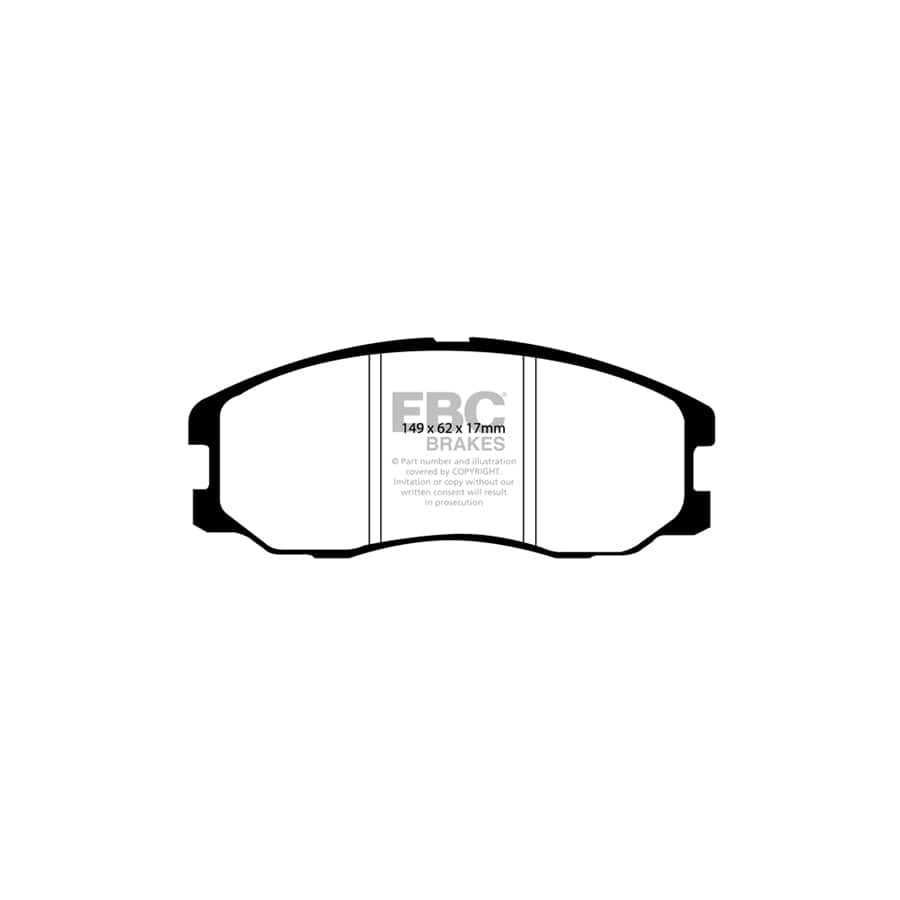 EBC PDKF353 Chevrolet Opel Vauxhall Ultimax Front Brake Pad & Plain Disc Kit (Inc. Captiva & Antara) 2 | ML Performance UK Car Parts